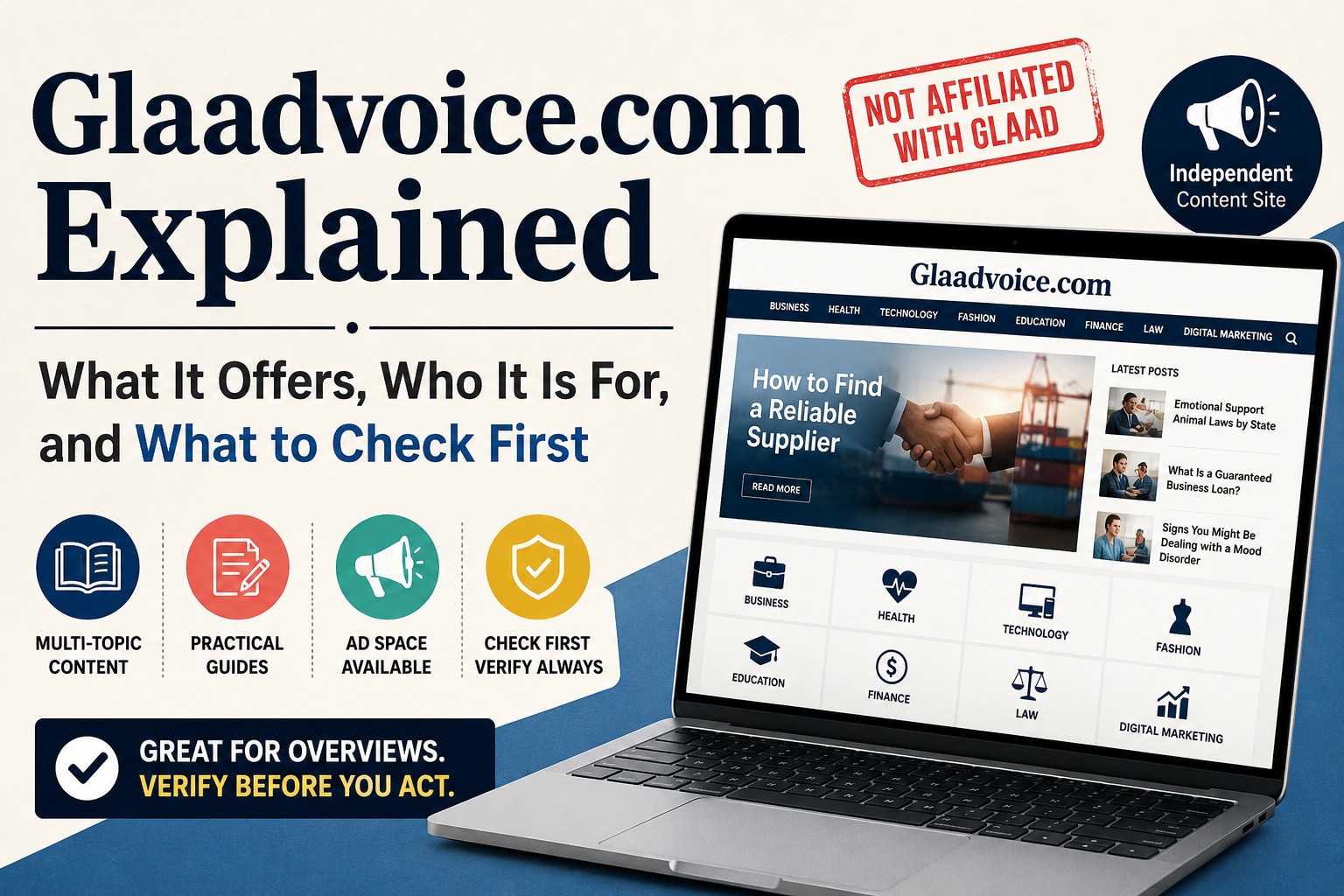 Glaadvoice com Explained: What It Offers, Who It Is For, and What to Check First