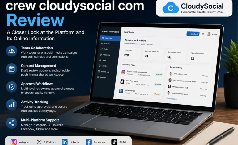 Crew CloudySocial Com Review: Features, Claims & What to Know
