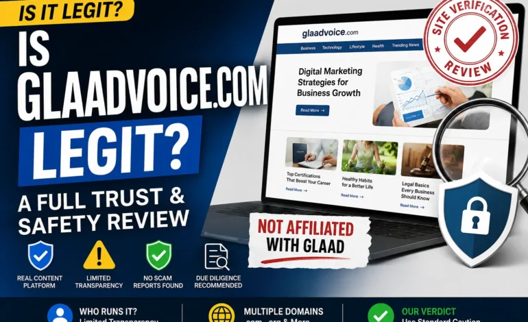 Is glaadvoice.com Legit? A Full Trust & Safety Review
