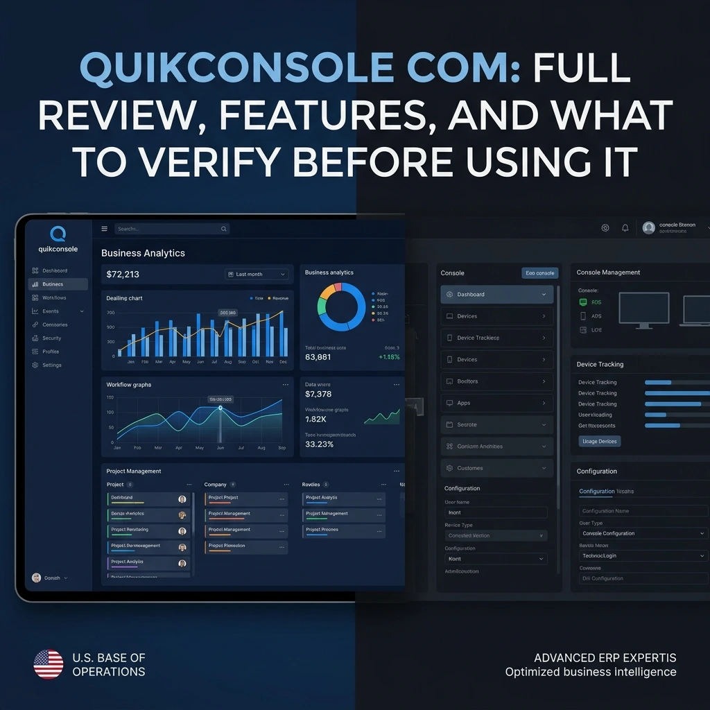 Quikconsole com: Full Review, Features, and What to Verify Before Using It